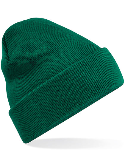 Gerecycleerde originele beanie met omslag
