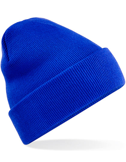 Gerecycleerde originele beanie met omslag