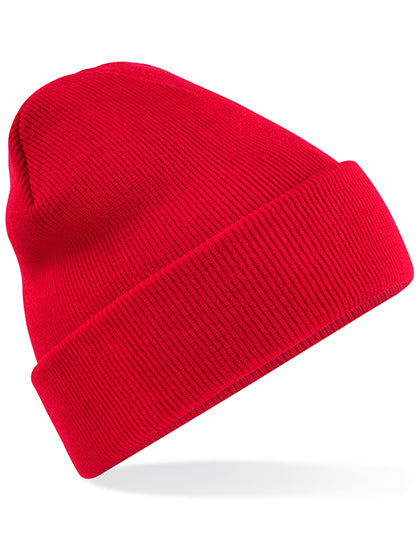 Gerecycleerde originele beanie met omslag
