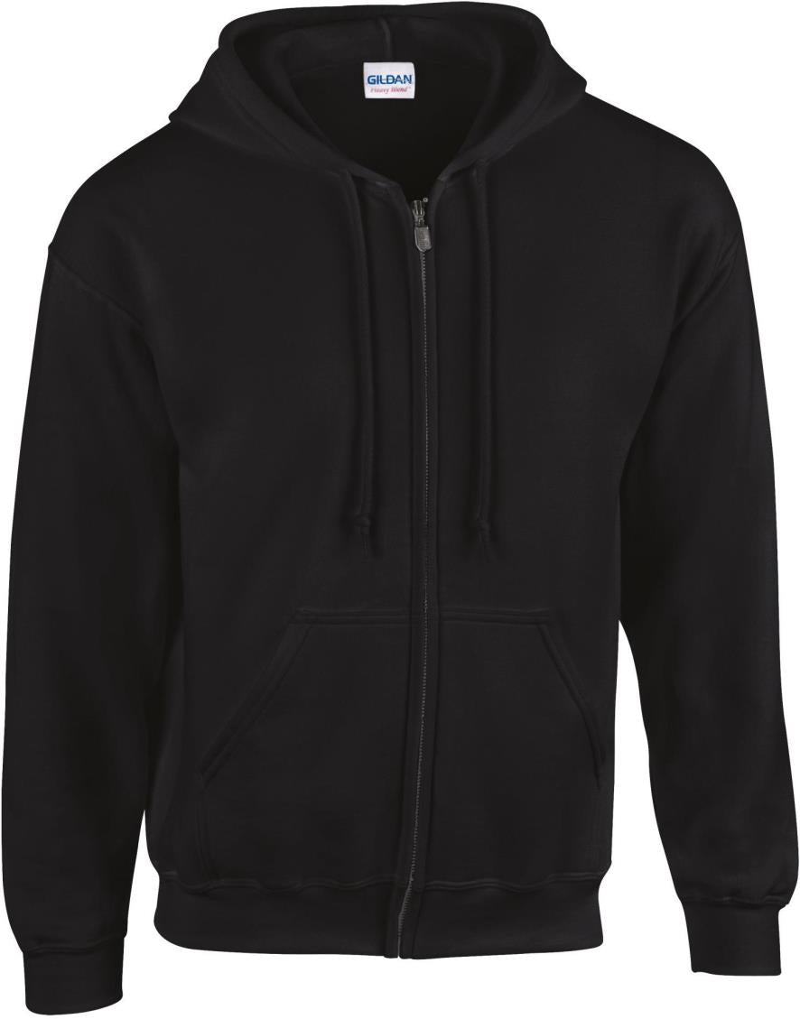 Heavy Blend Volledige Ritssluiting Hoodie voor Volwassenen