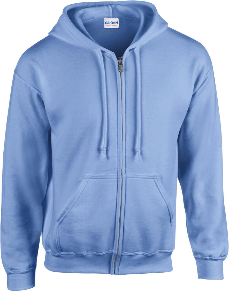 Heavy Blend Volledige Ritssluiting Hoodie voor Volwassenen