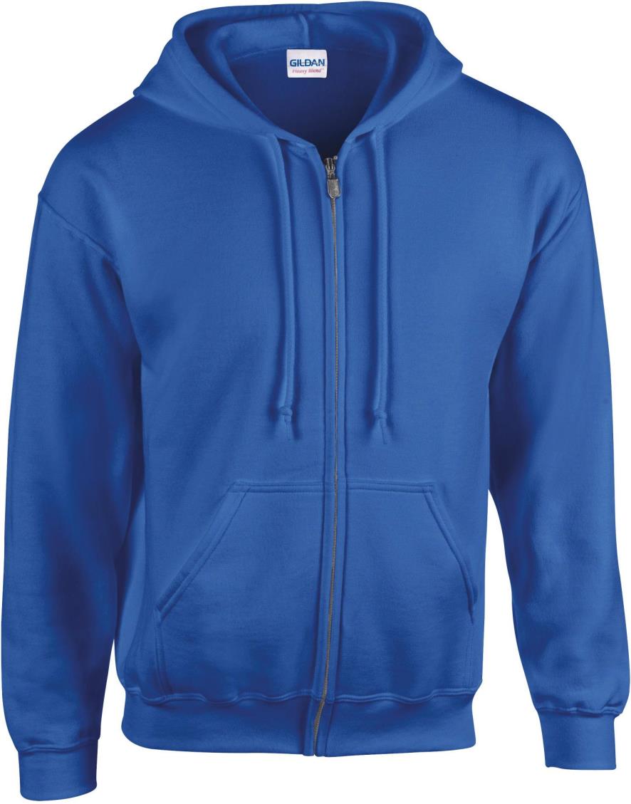 Heavy Blend Volledige Ritssluiting Hoodie voor Volwassenen