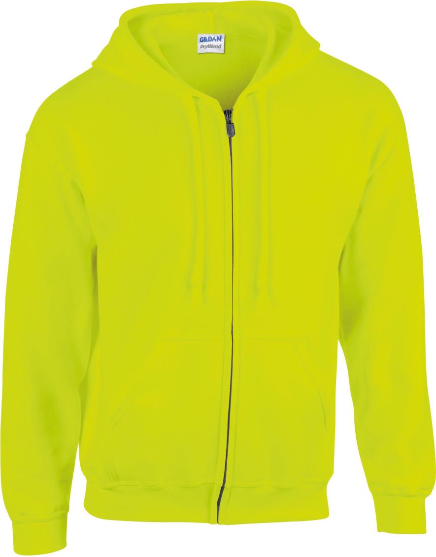 Heavy Blend Volledige Ritssluiting Hoodie voor Volwassenen