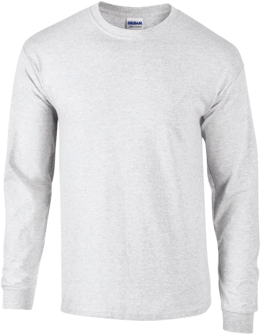 Ultra Katoen Klassieke Pasvorm Volwassen T-shirt met lange mouwen