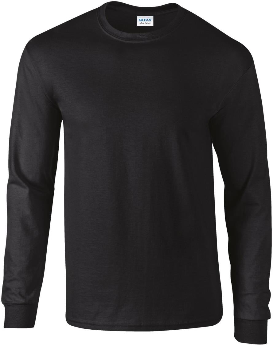 Ultra Katoen Klassieke Pasvorm Volwassen T-shirt met lange mouwen