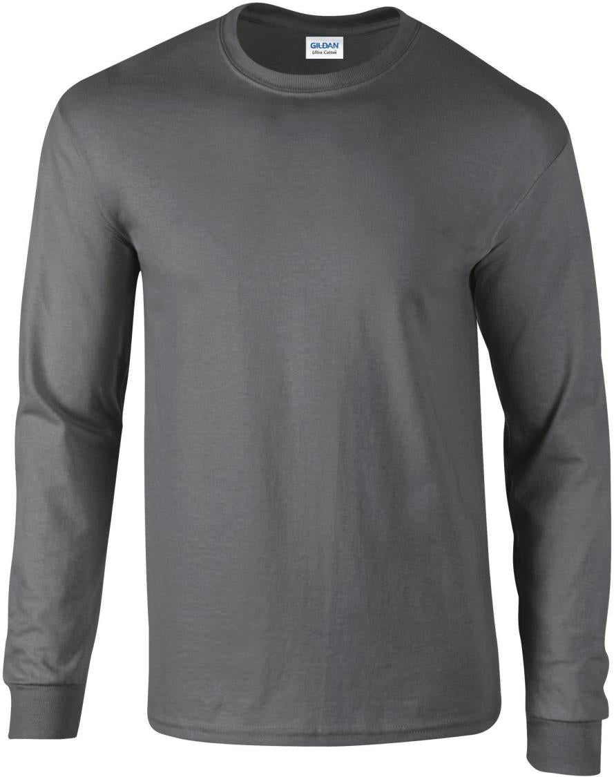 Ultra Katoen Klassieke Pasvorm Volwassen T-shirt met lange mouwen