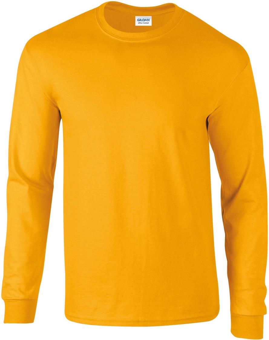 Ultra Katoen Klassieke Pasvorm Volwassen T-shirt met lange mouwen