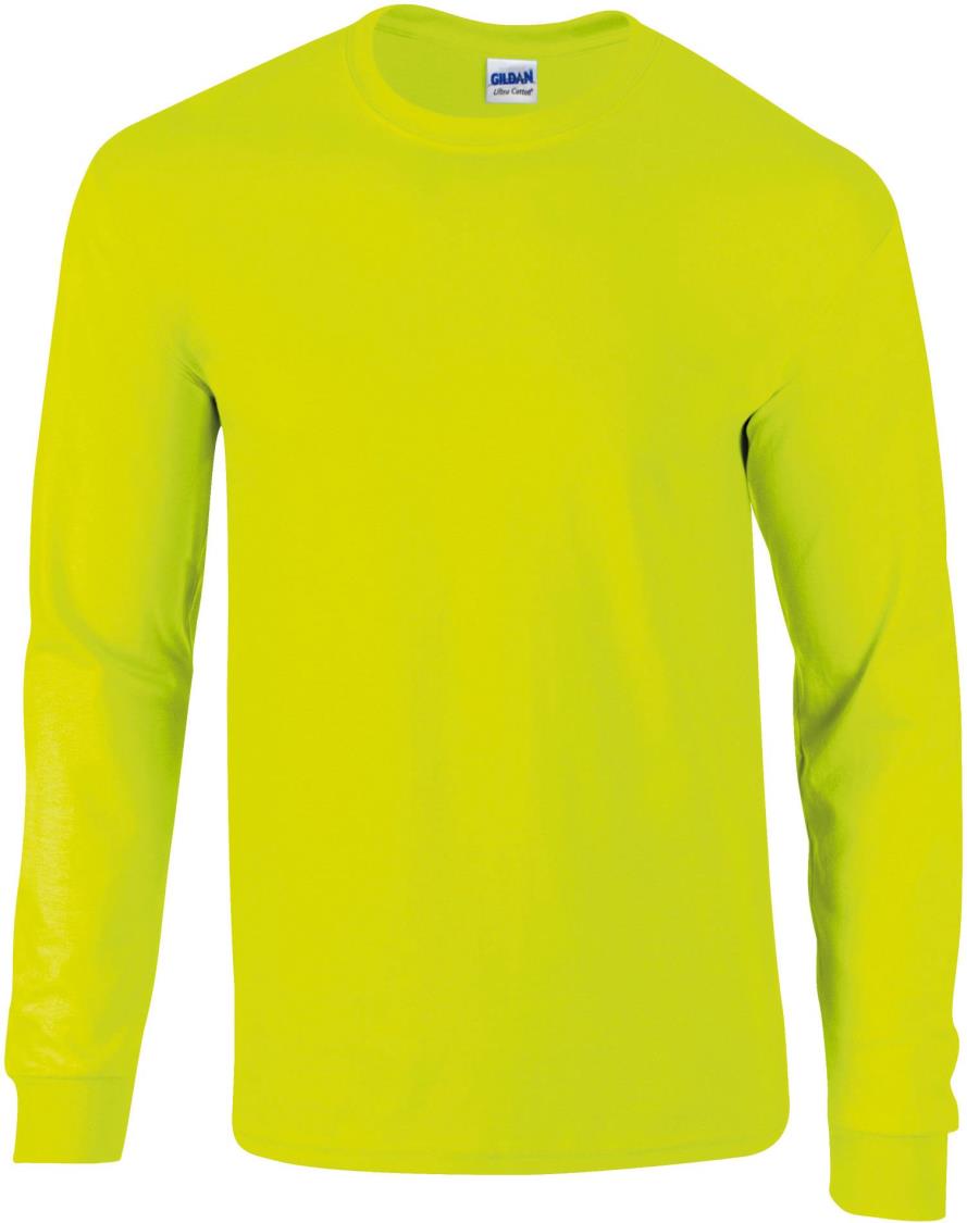 Ultra Katoen Klassieke Pasvorm Volwassen T-shirt met lange mouwen