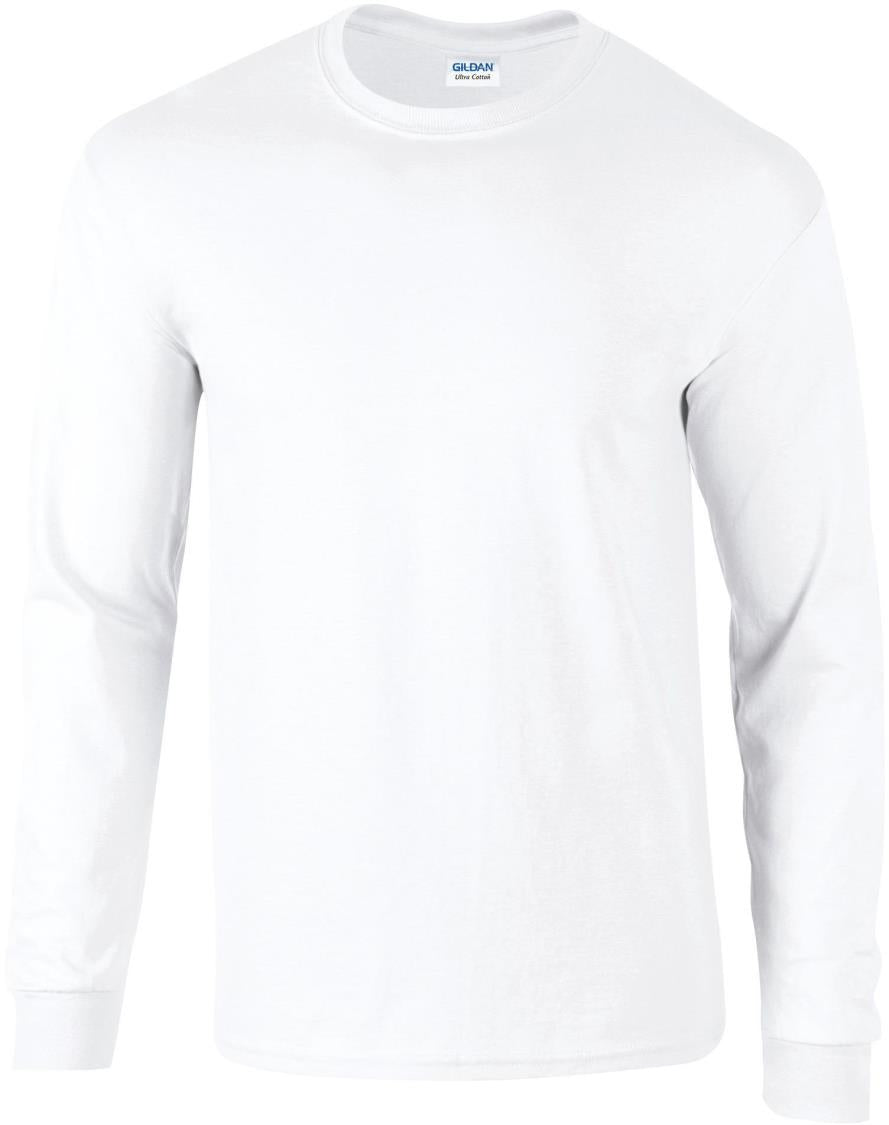 Ultra Katoen Klassieke Pasvorm Volwassen T-shirt met lange mouwen