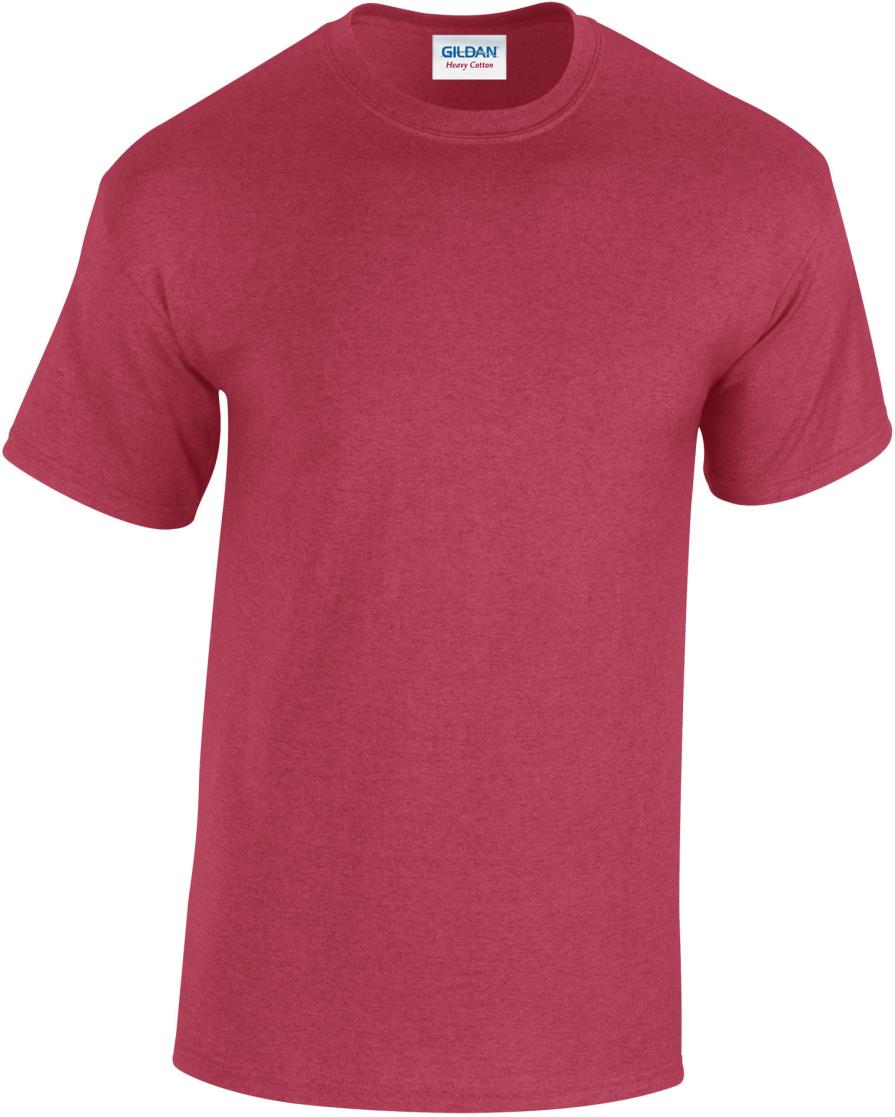 Zwaar Katoenen Klassiek Pasvorm Volwassen T-shirt