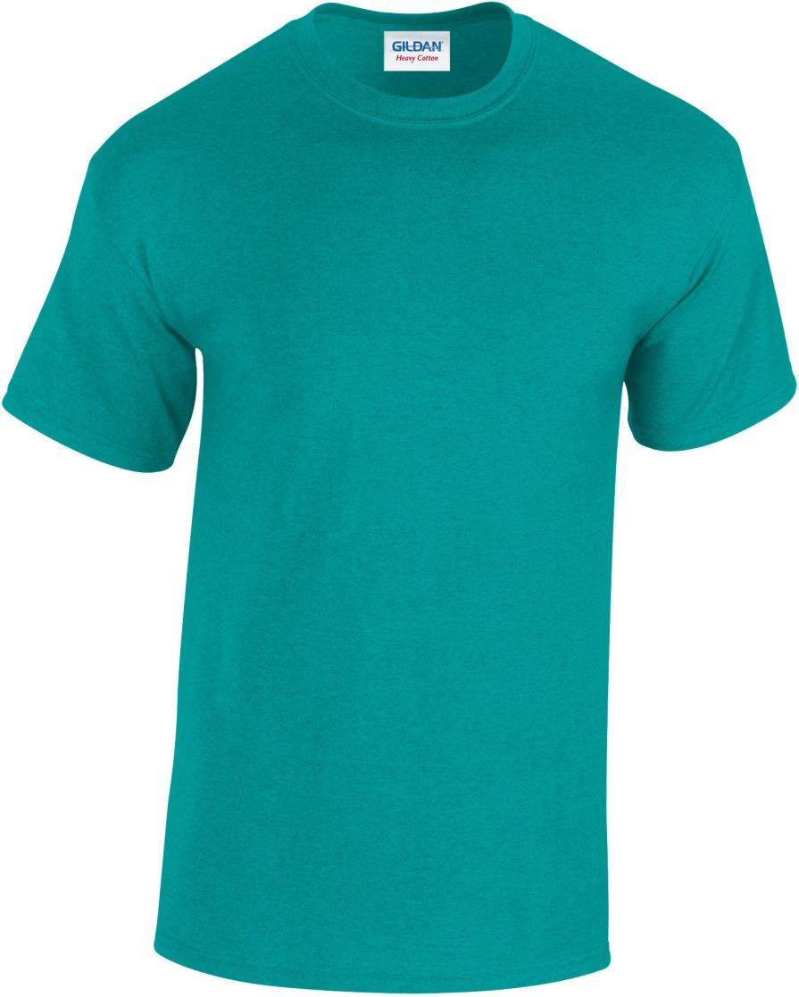 Zwaar Katoenen Klassiek Pasvorm Volwassen T-shirt