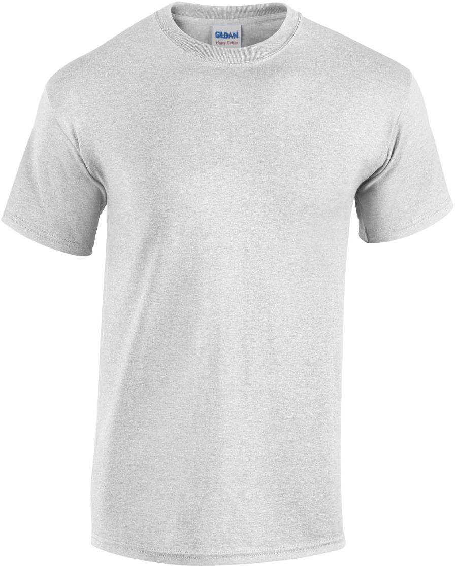 Zwaar Katoenen Klassiek Pasvorm Volwassen T-shirt
