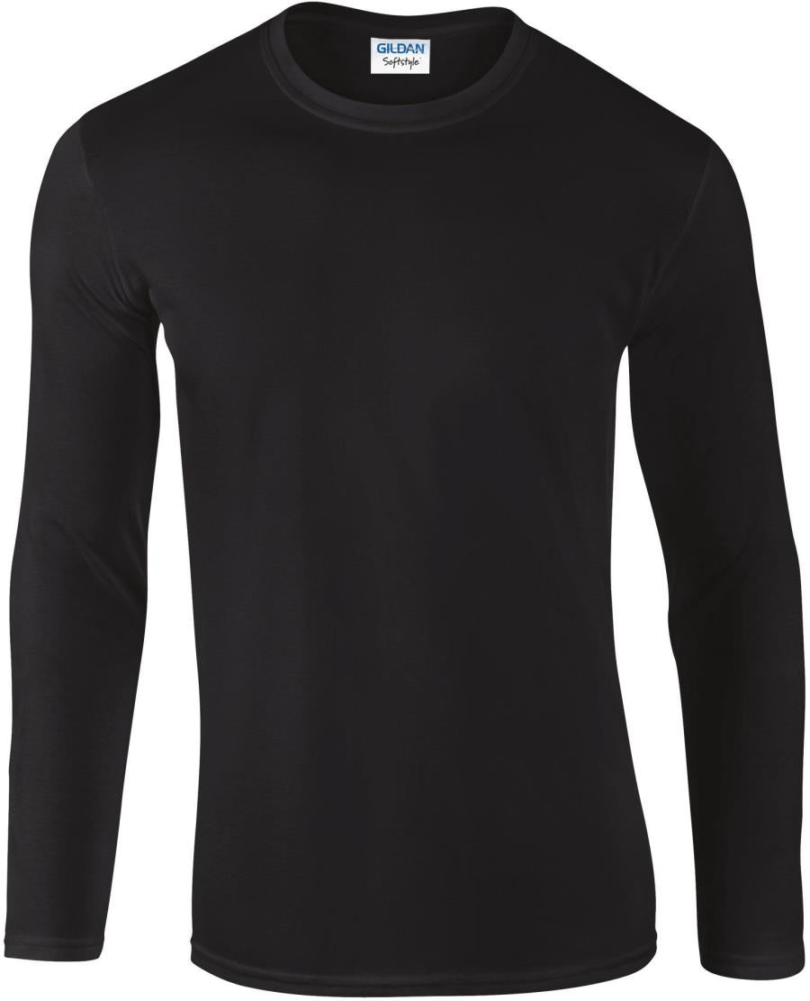 Softstyle Euro Fit T-shirt voor volwassenen met lange mouwen