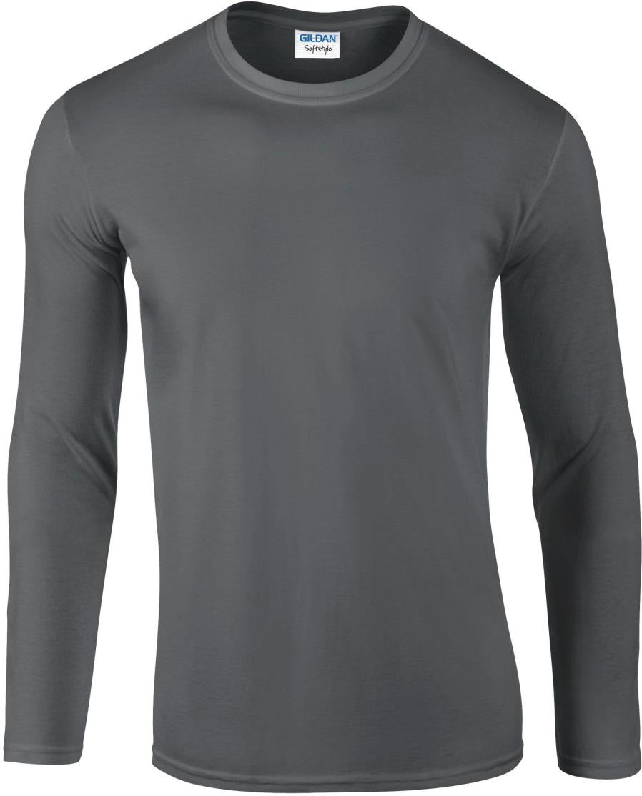 Softstyle Euro Fit T-shirt voor volwassenen met lange mouwen
