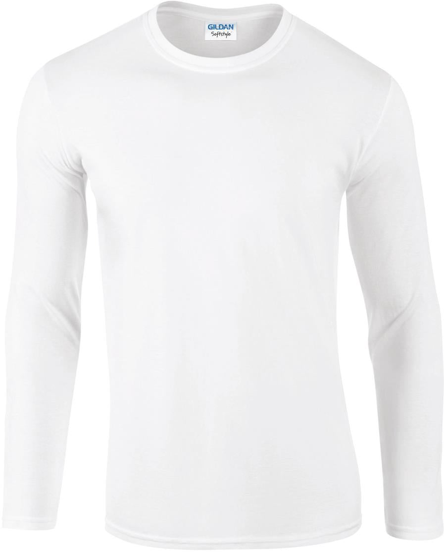 Softstyle Euro Fit T-shirt voor volwassenen met lange mouwen