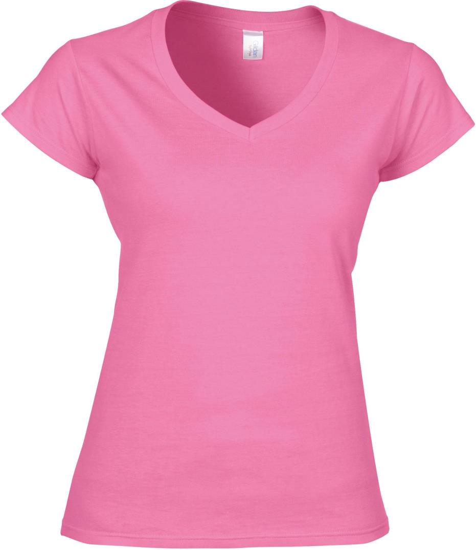 Softstyle Getailleerd Dames V-hals T-shirt