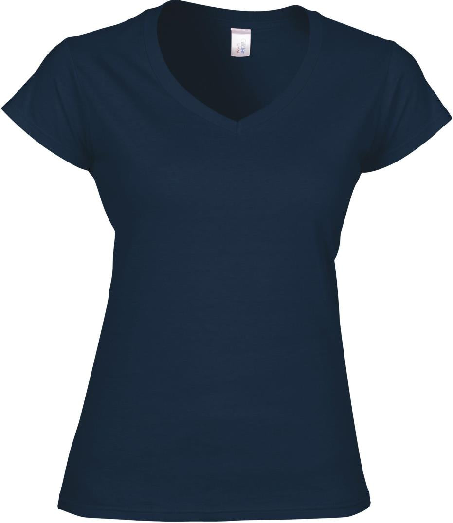 Softstyle Getailleerd Dames V-hals T-shirt