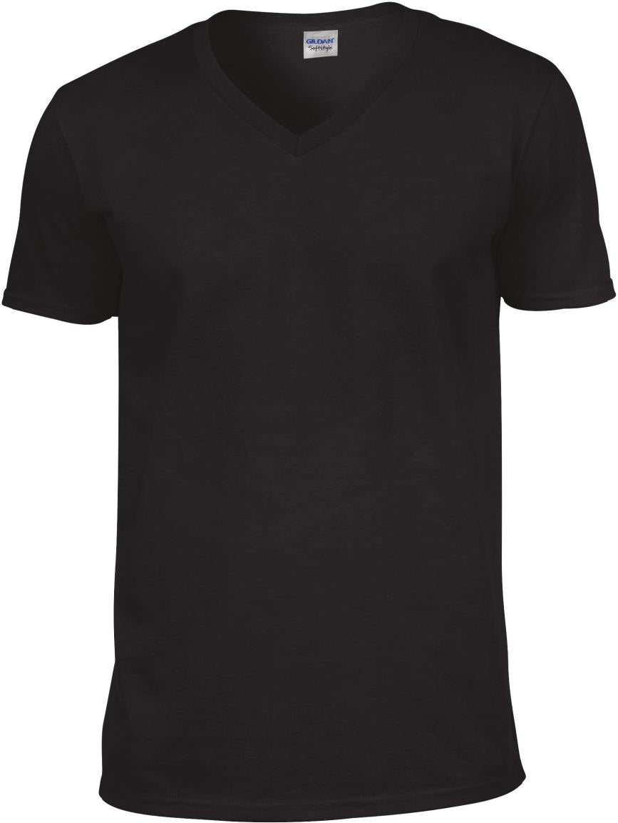 Softstyle Euro Fit T-shirt met V-hals voor volwassenen