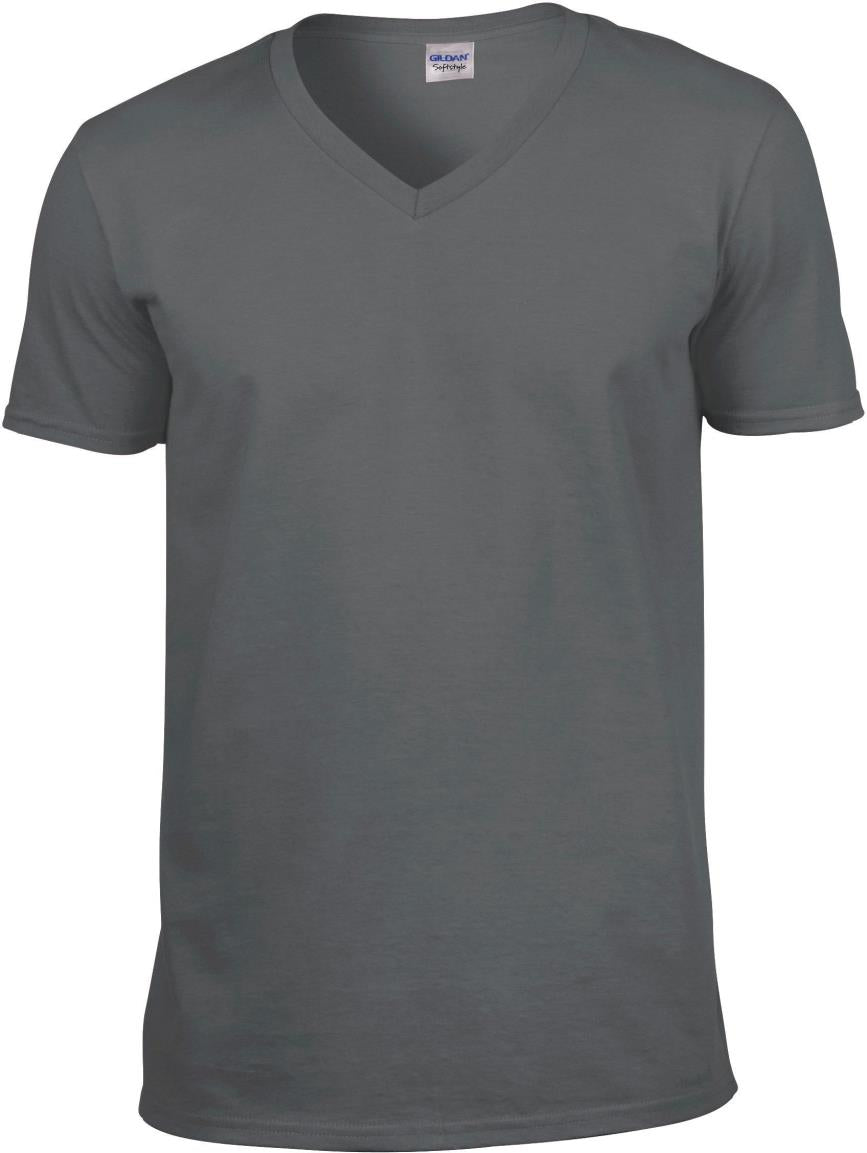 Softstyle Euro Fit T-shirt met V-hals voor volwassenen