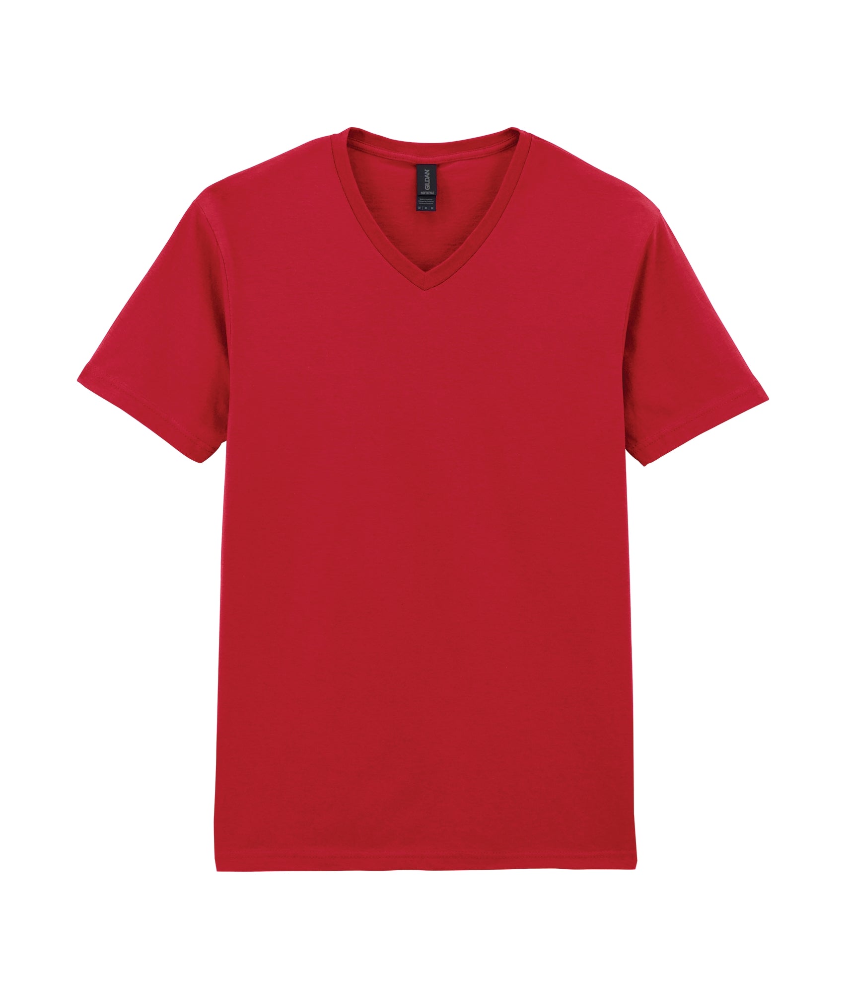 Softstyle Euro Fit T-shirt met V-hals voor volwassenen