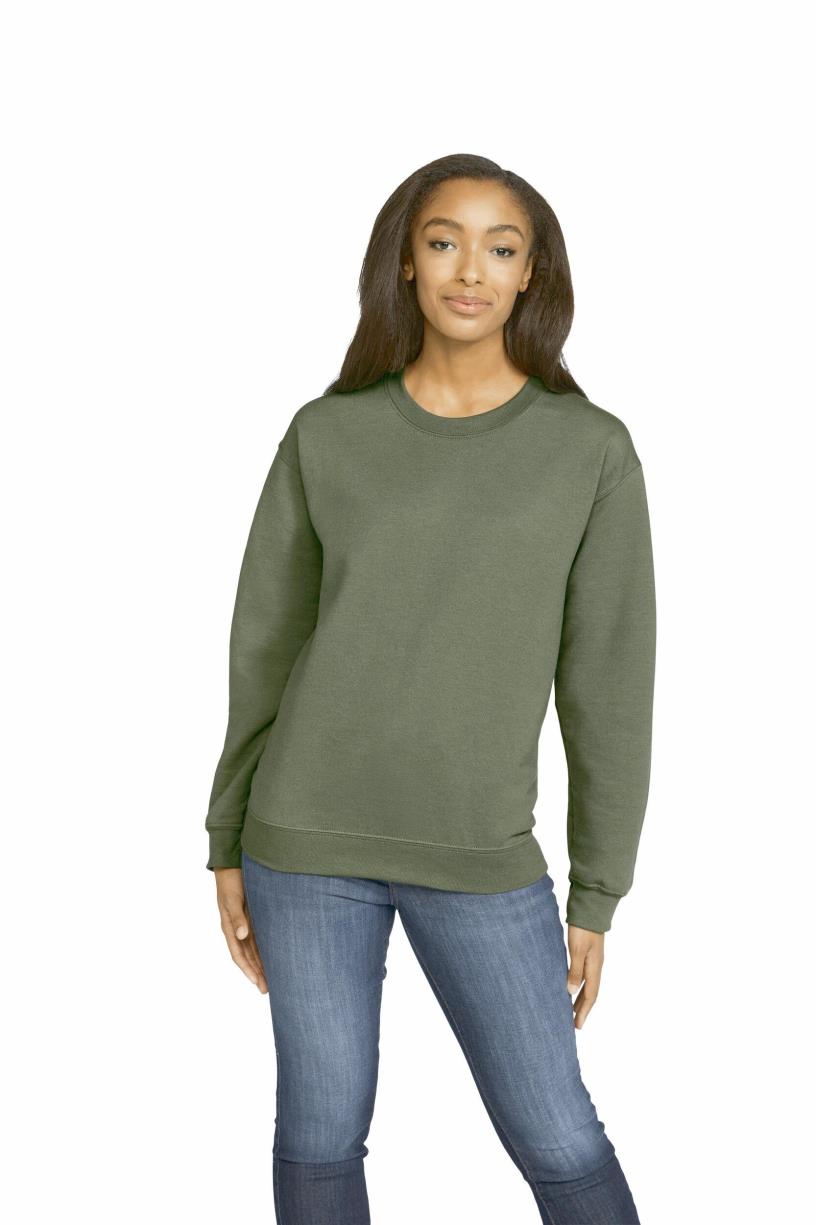 Sweater ronde hals Midweight Softstyle