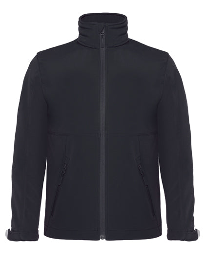 Kinder softshell jas met capuchon