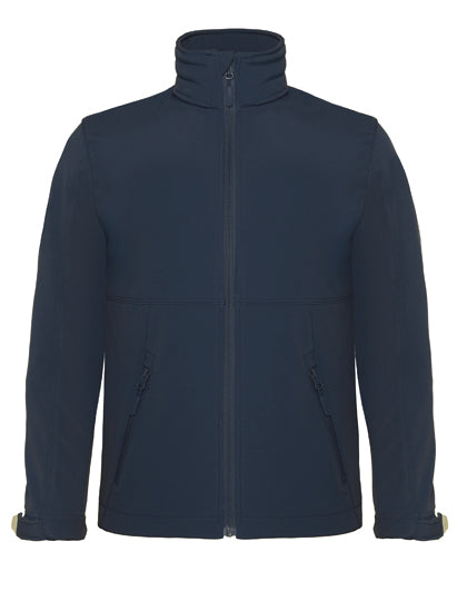 Kinder softshell jas met capuchon