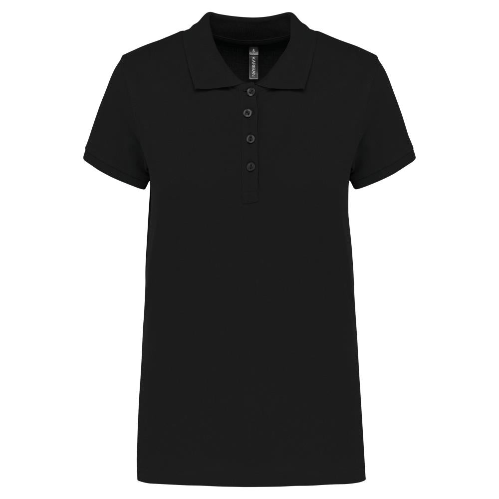 Piqué damespoloshirt met korte mouwen