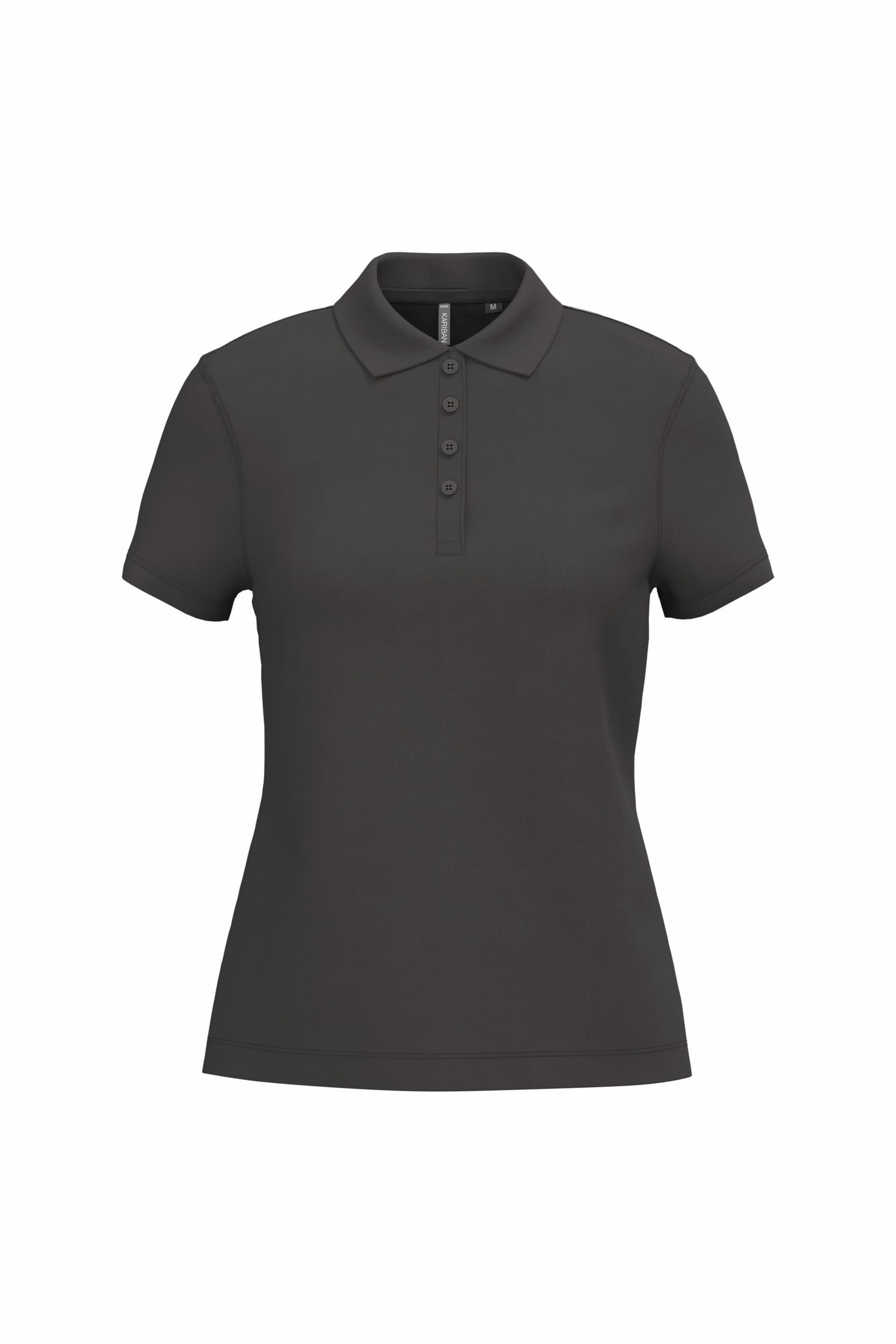 Piqué damespoloshirt met korte mouwen