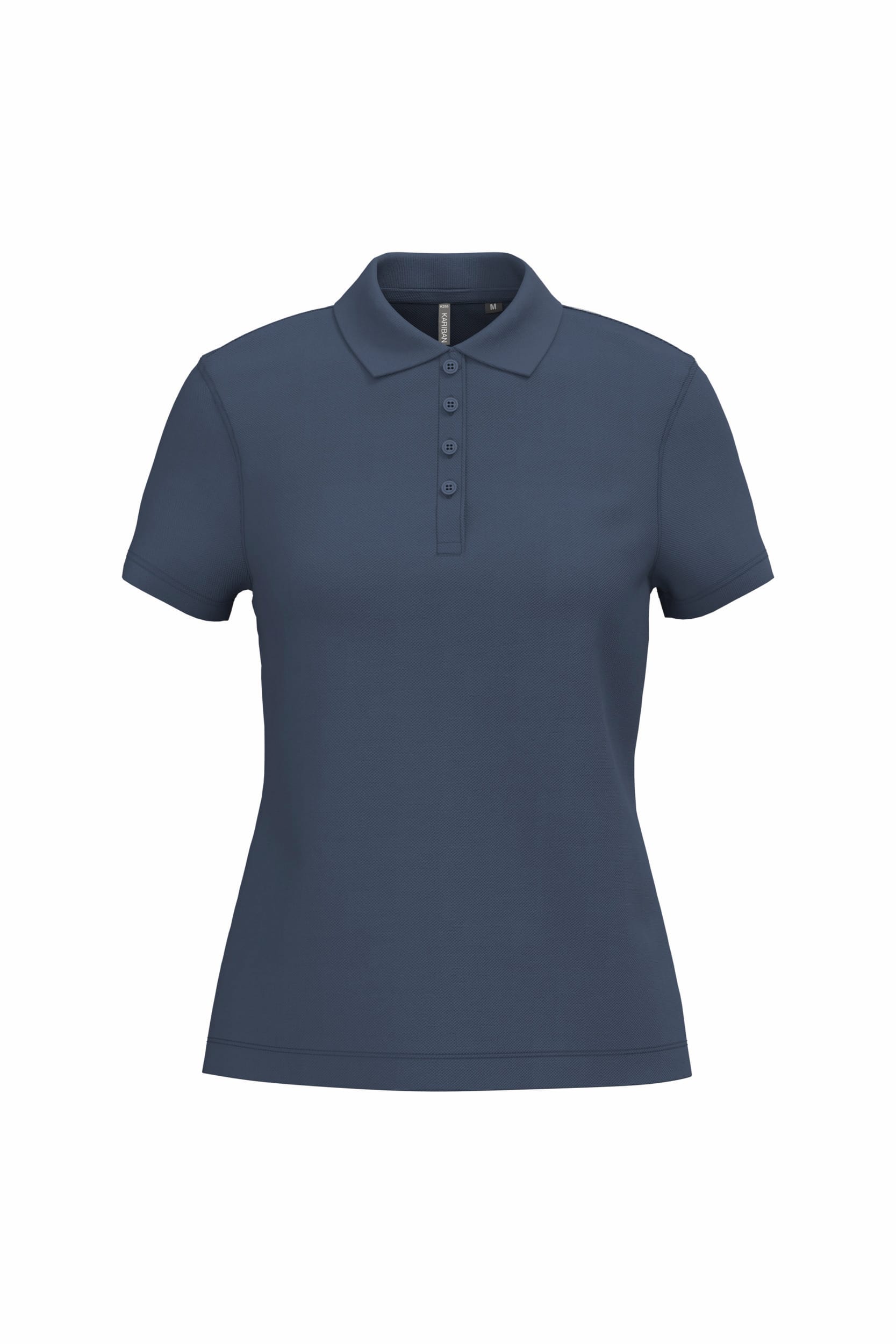 Piqué damespoloshirt met korte mouwen