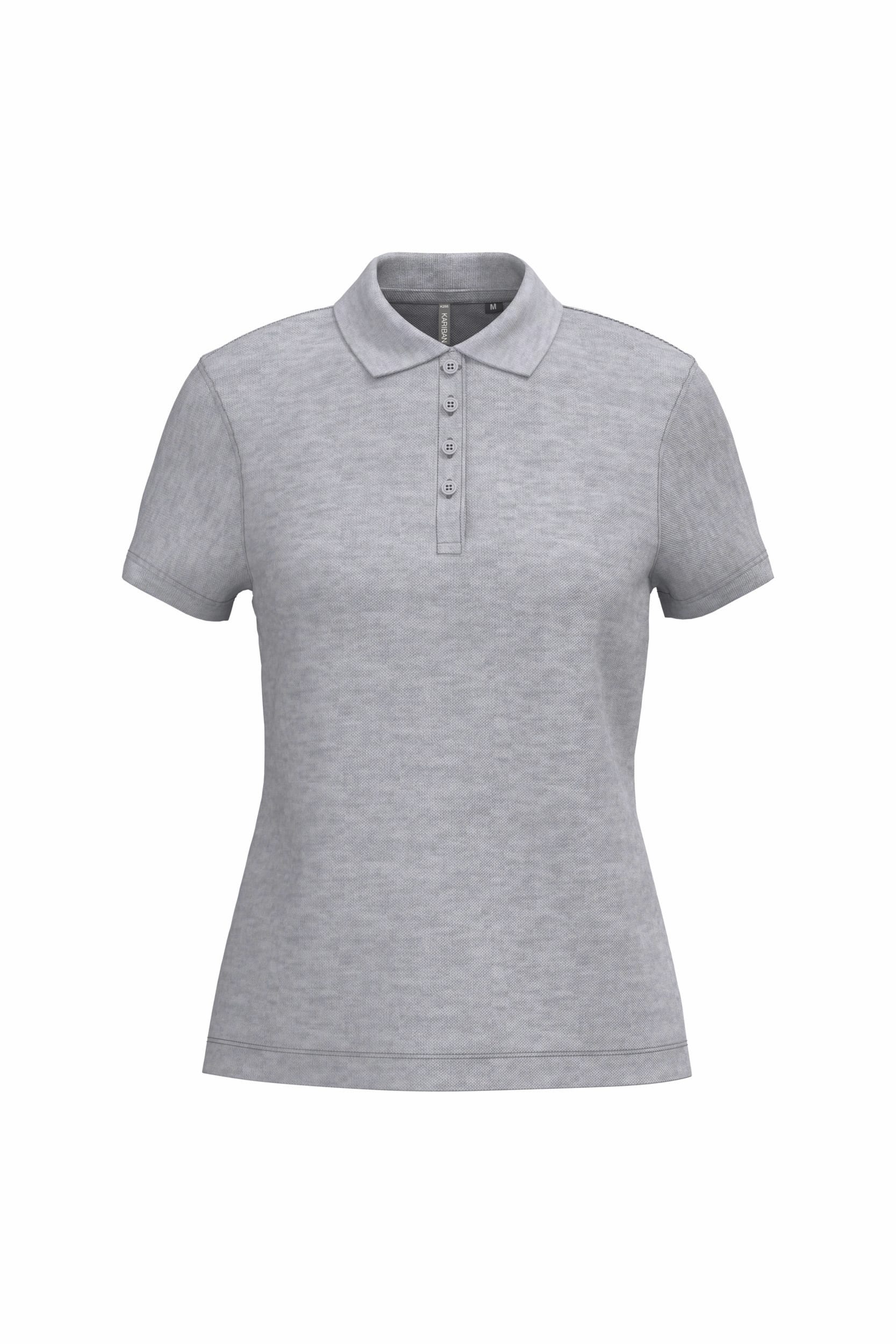 Piqué damespoloshirt met korte mouwen