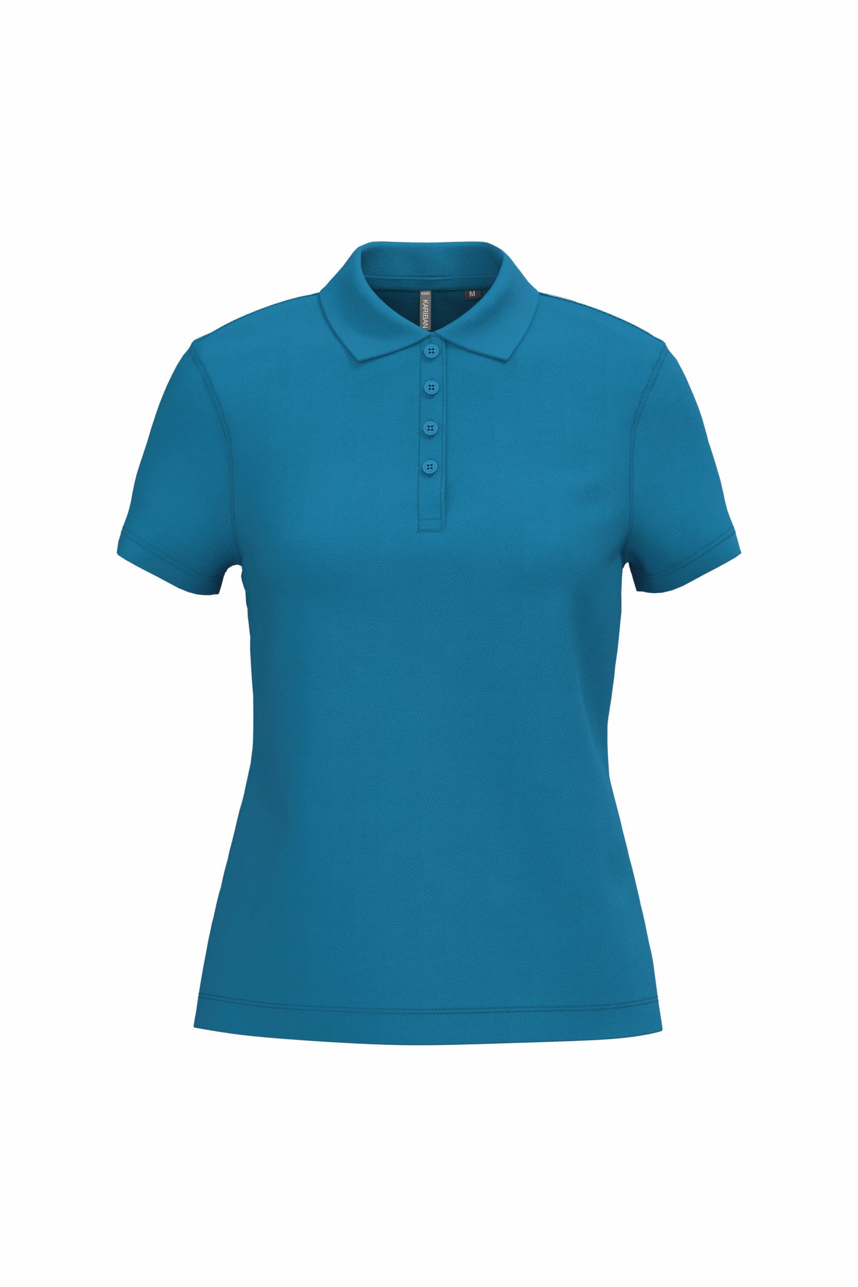 Piqué damespoloshirt met korte mouwen