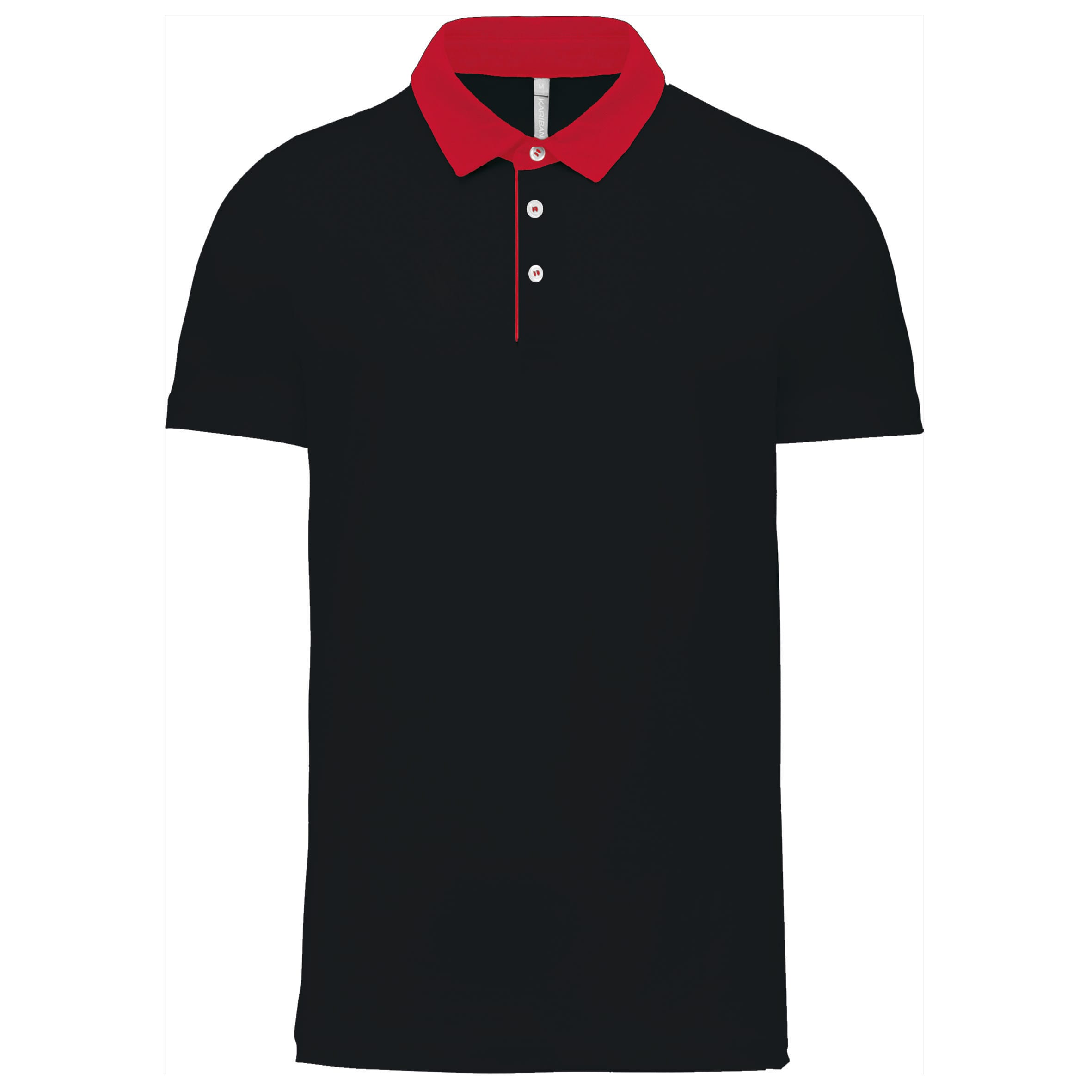 Men's two-tone polo shirt