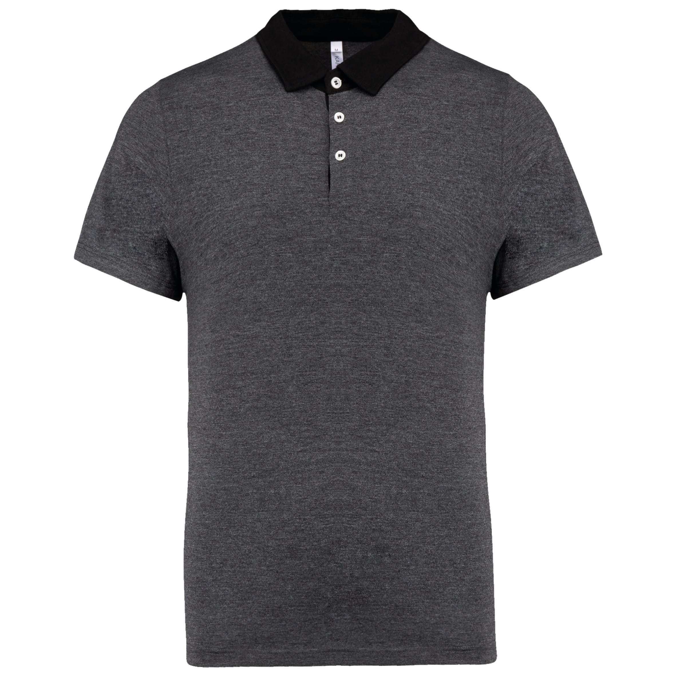 Men's two-tone polo shirt