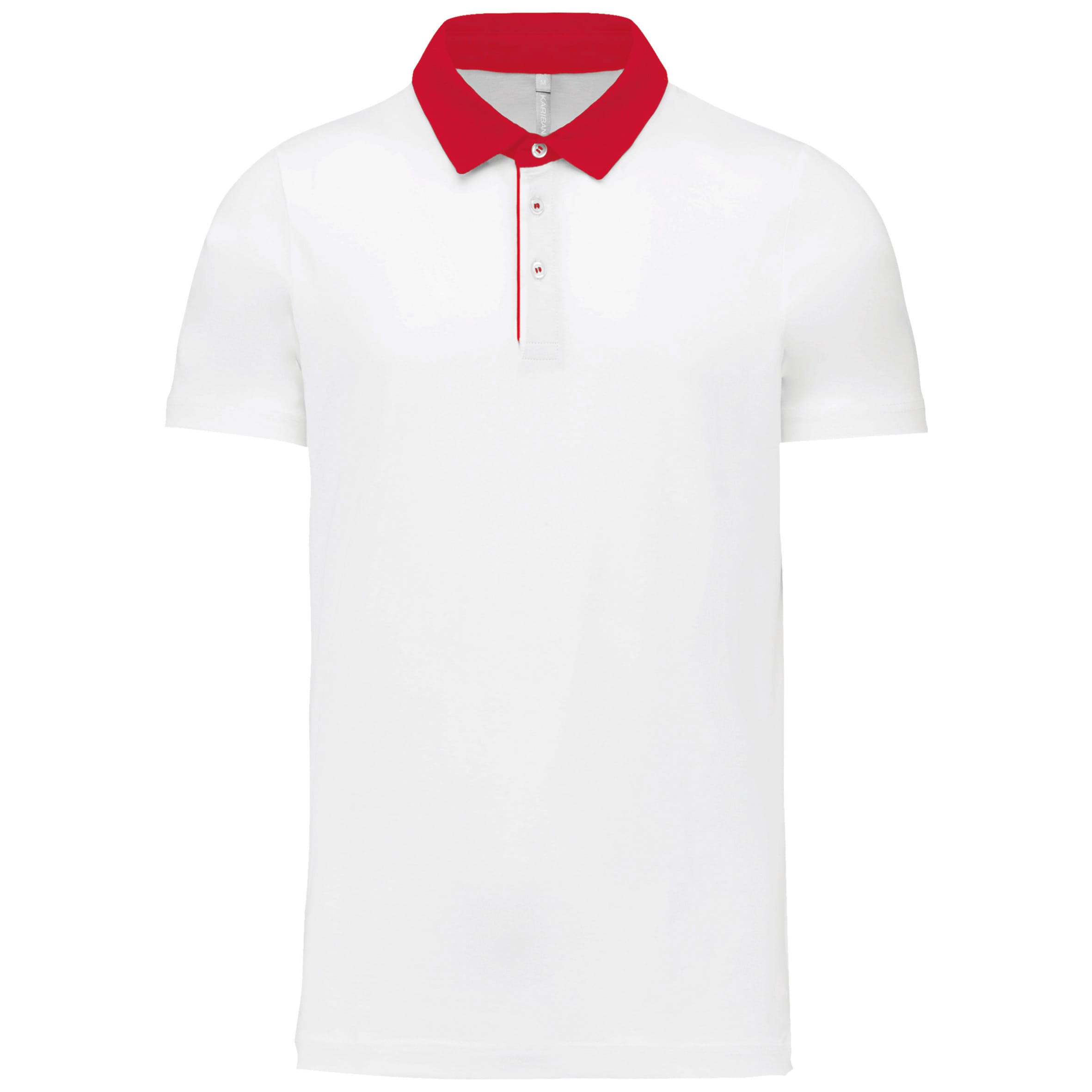 Men's two-tone polo shirt