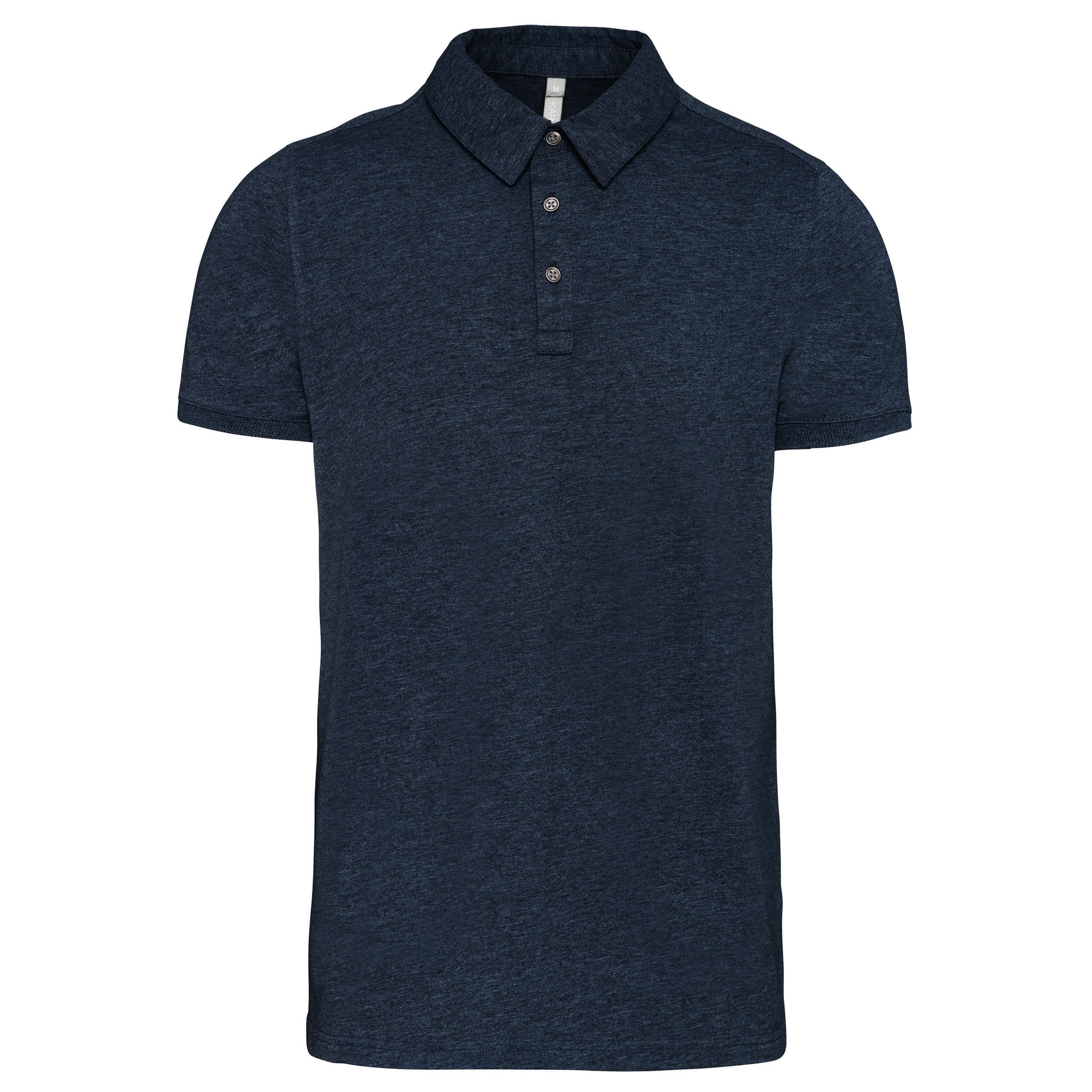 Men's short-sleeved jersey polo shirt