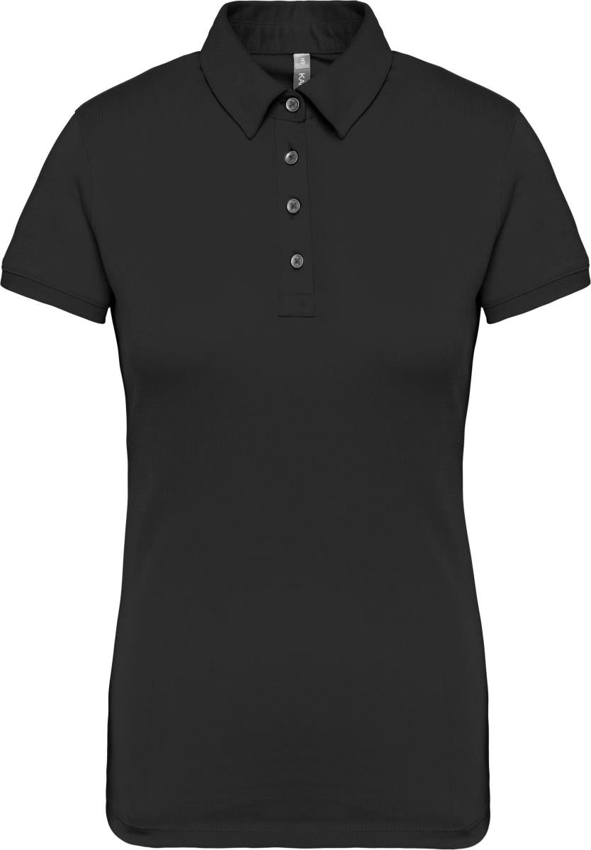 Damespoloshirt van jersey met korte mouwen