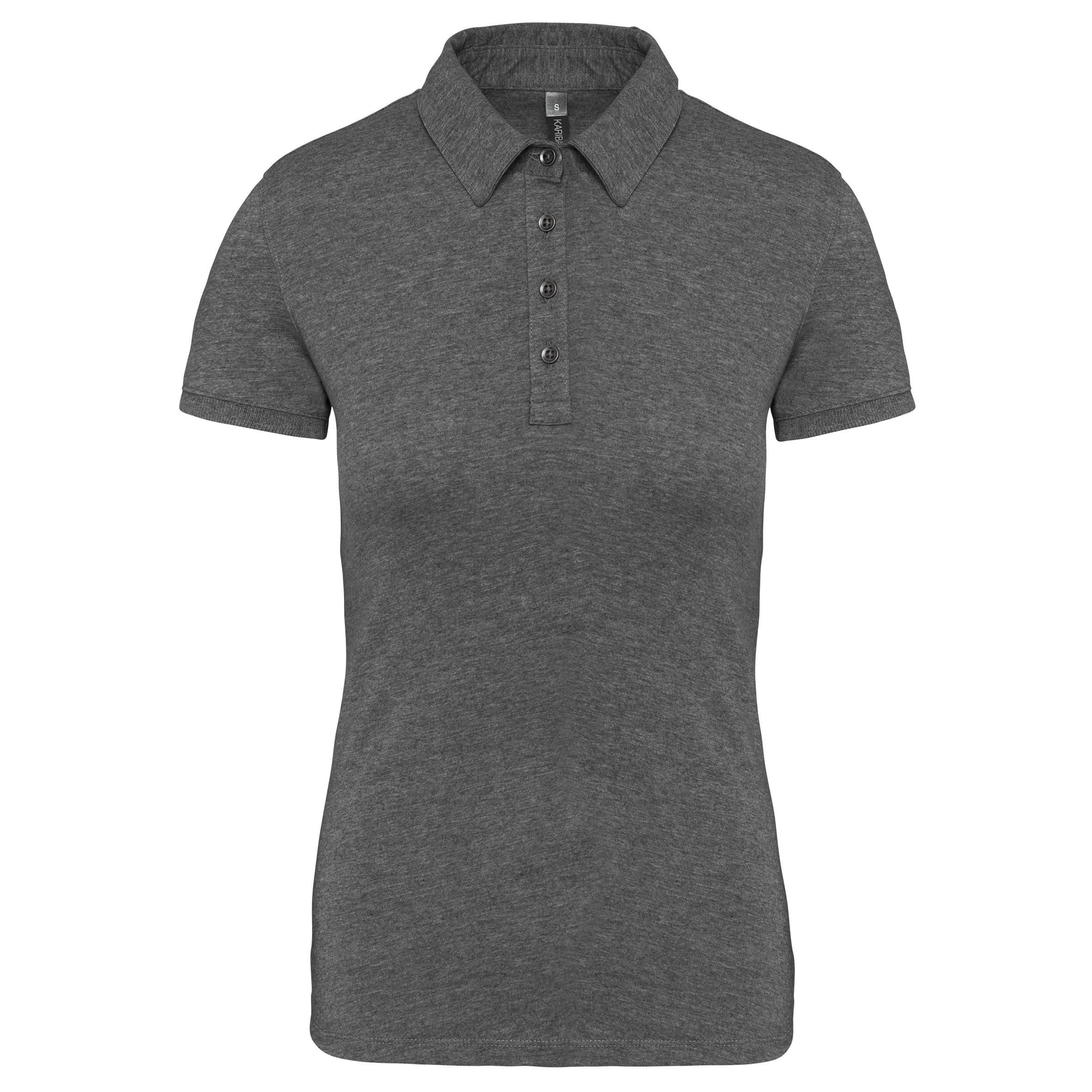 Damespoloshirt van jersey met korte mouwen