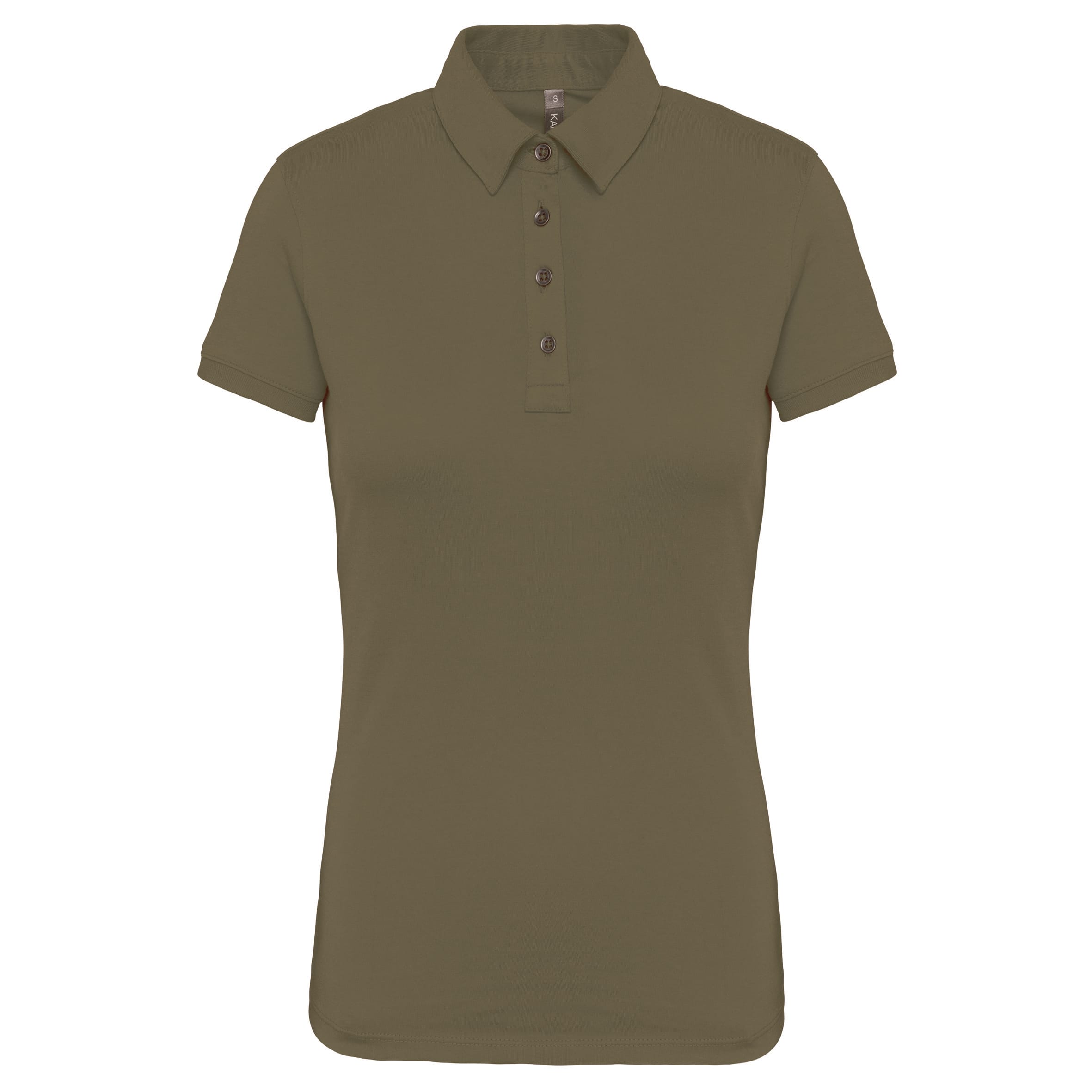 Damespoloshirt van jersey met korte mouwen