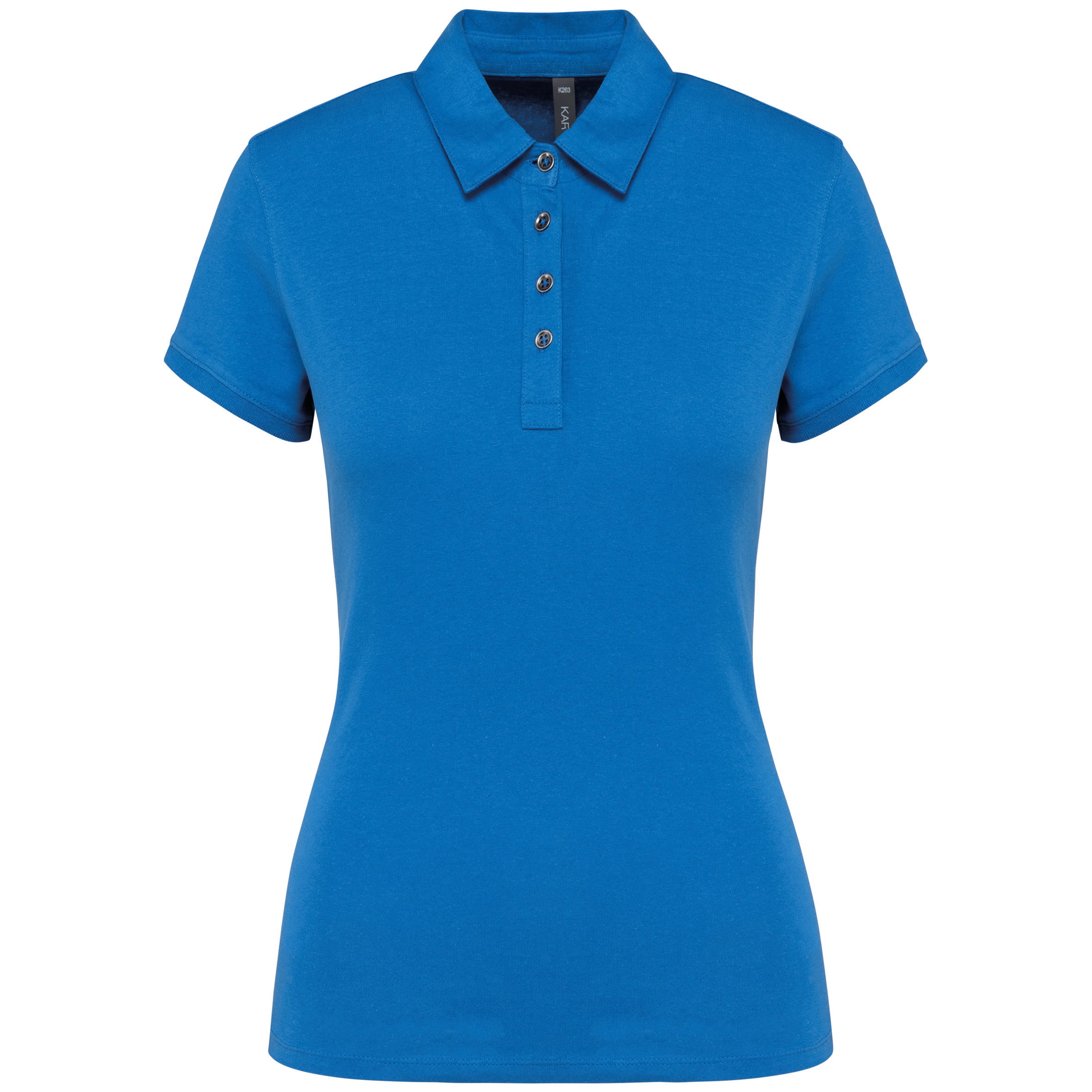 Damespoloshirt van jersey met korte mouwen