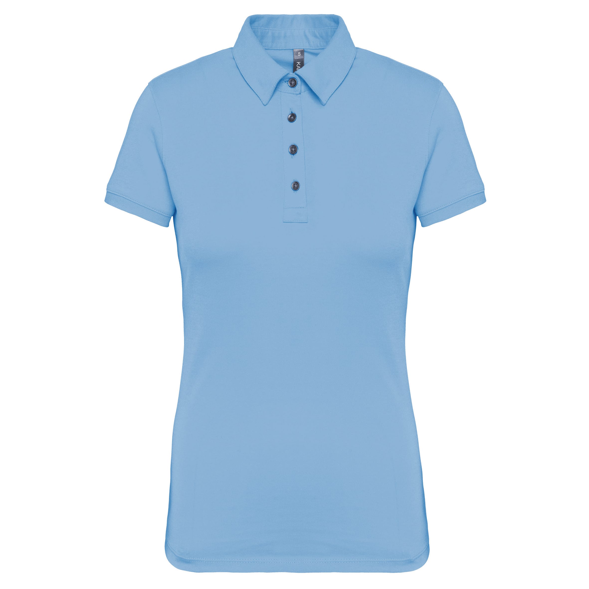 Damespoloshirt van jersey met korte mouwen