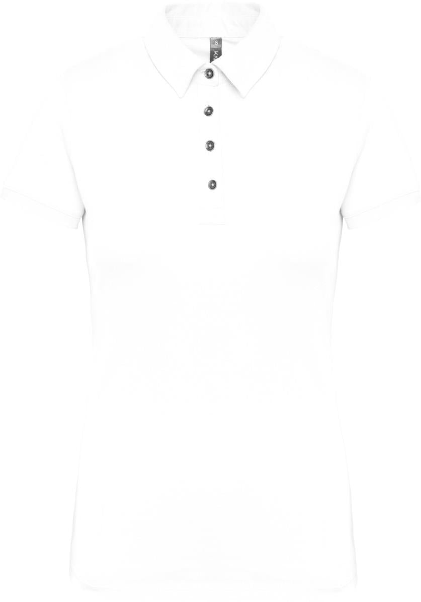 Damespoloshirt van jersey met korte mouwen