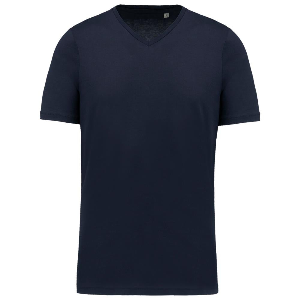 Heren T-shirt Supima® V-hals korte mouw