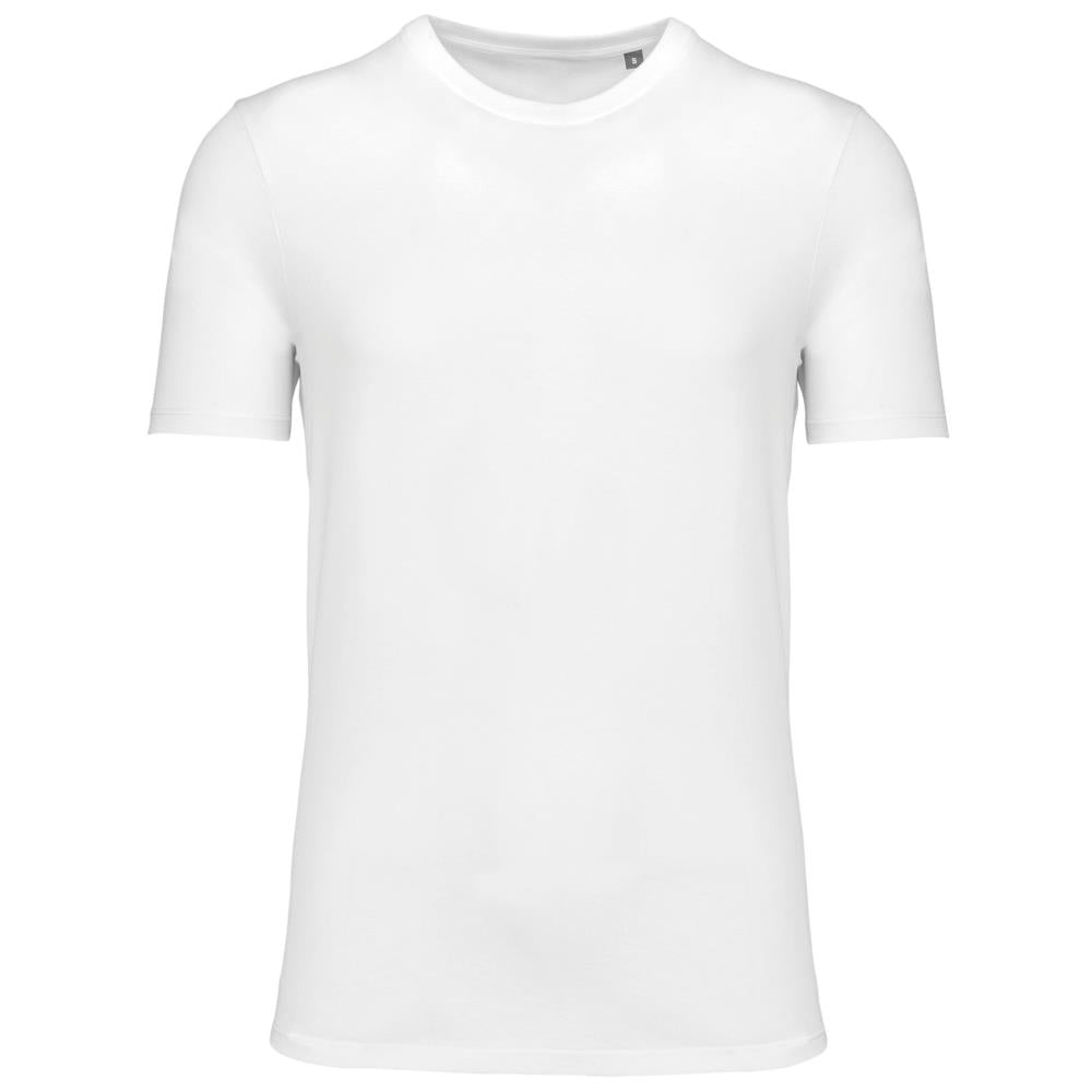 T-shirt ronde hals met korte mouwen uniseks