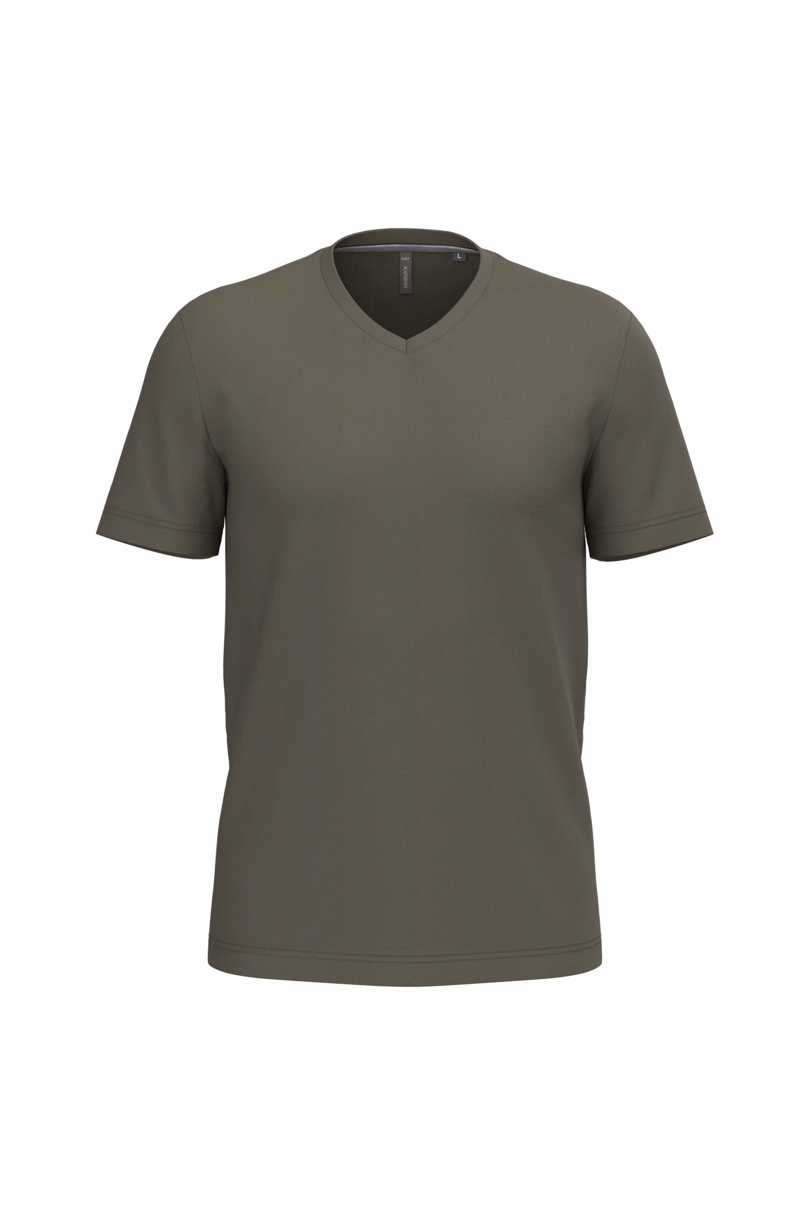 T-shirt V-hals korte mouwen