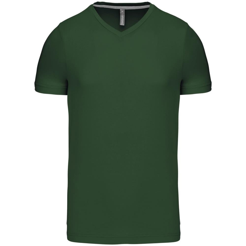 T-shirt V-hals korte mouwen