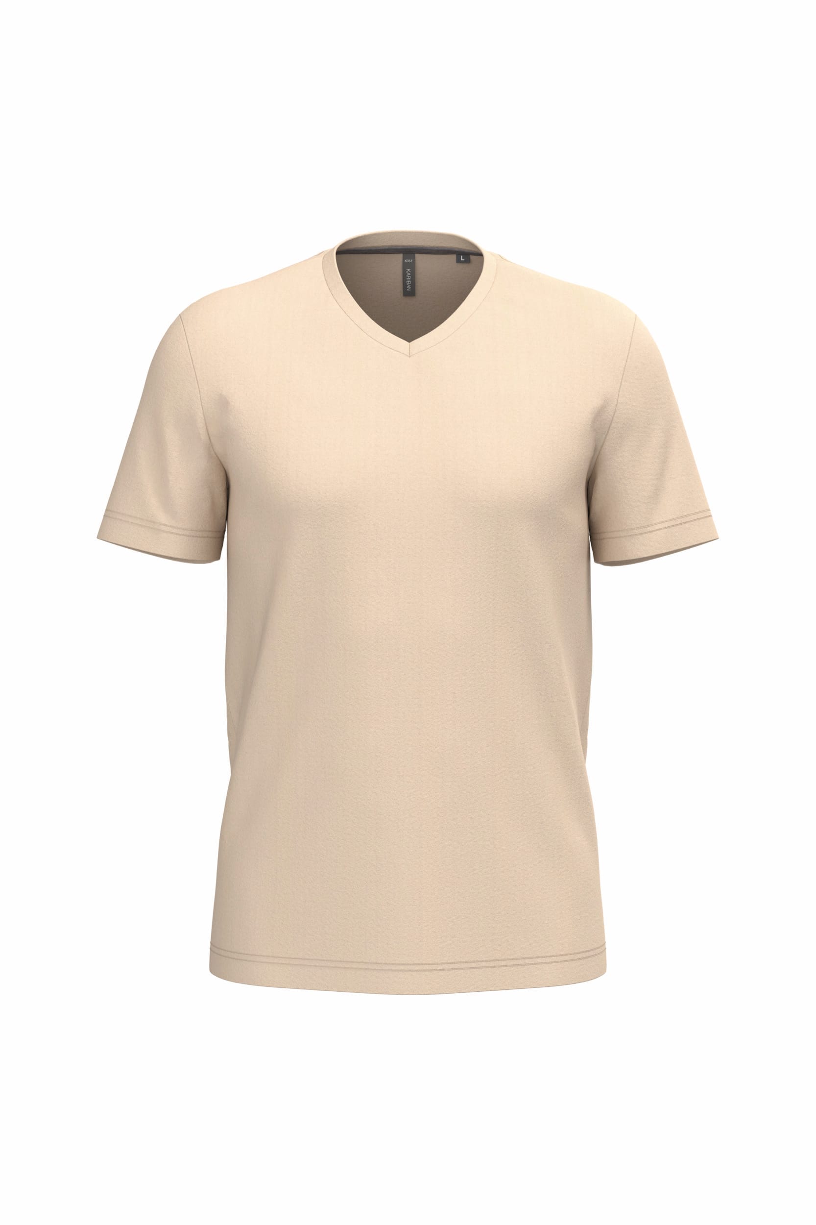 T-shirt V-hals korte mouwen
