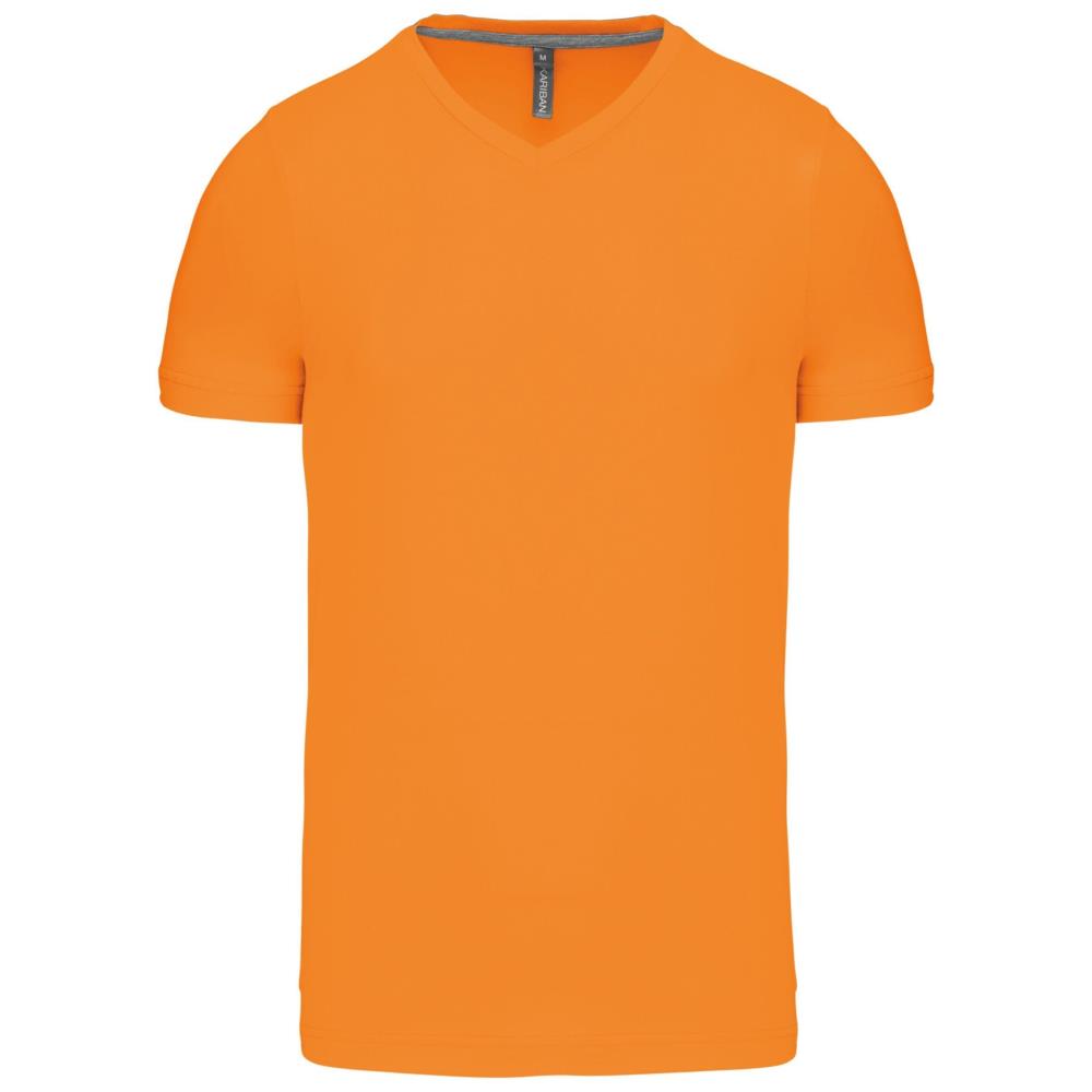 T-shirt V-hals korte mouwen
