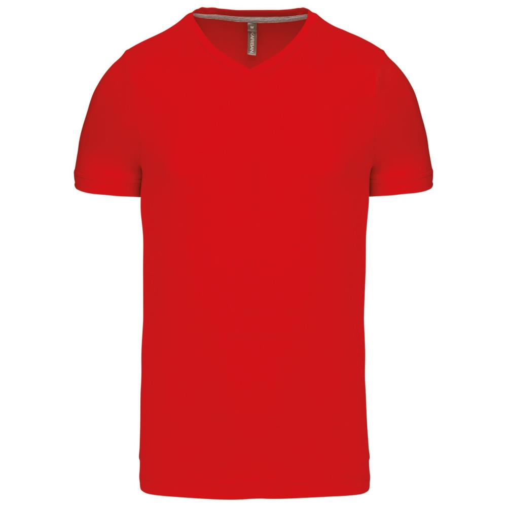 T-shirt V-hals korte mouwen