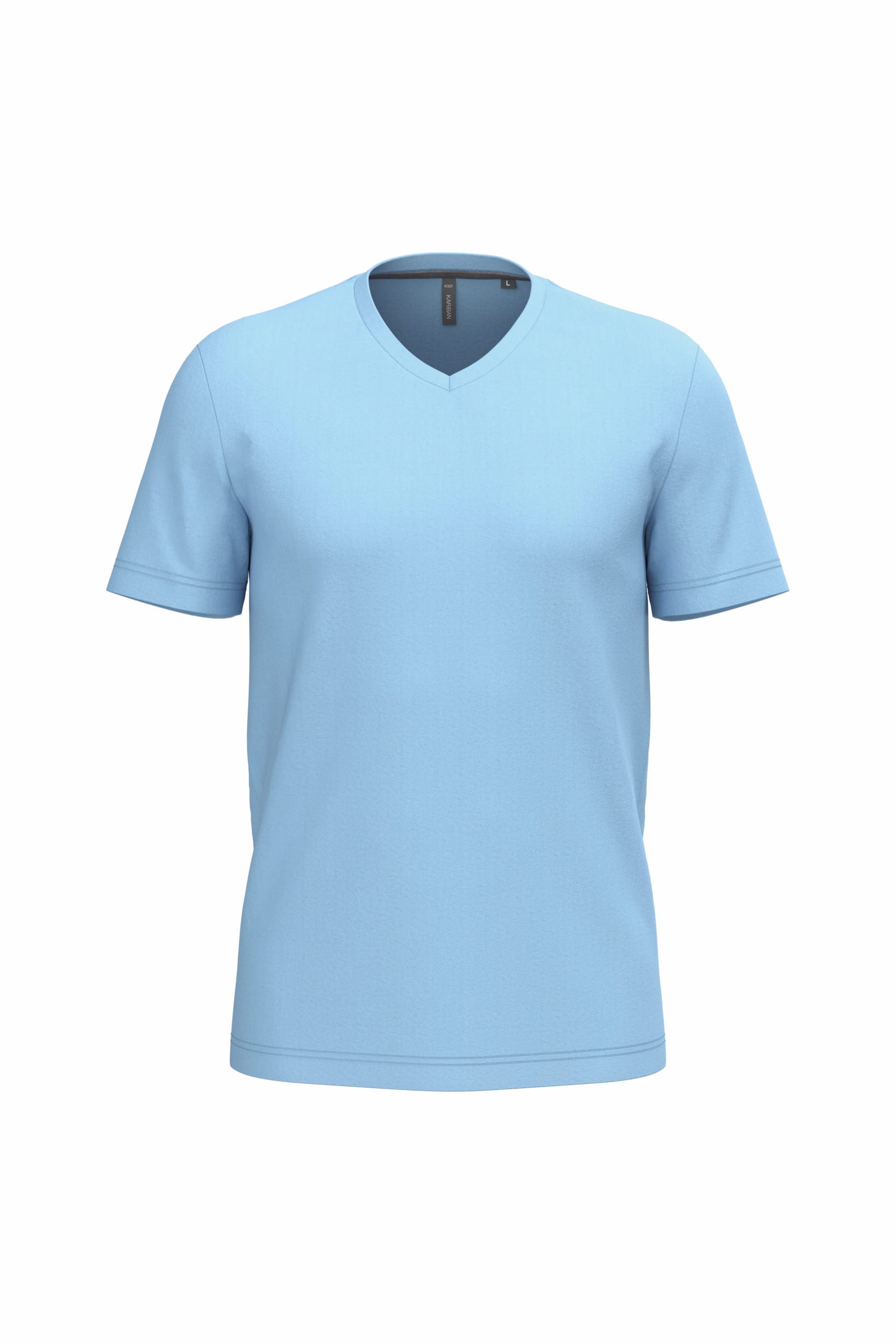 T-shirt V-hals korte mouwen